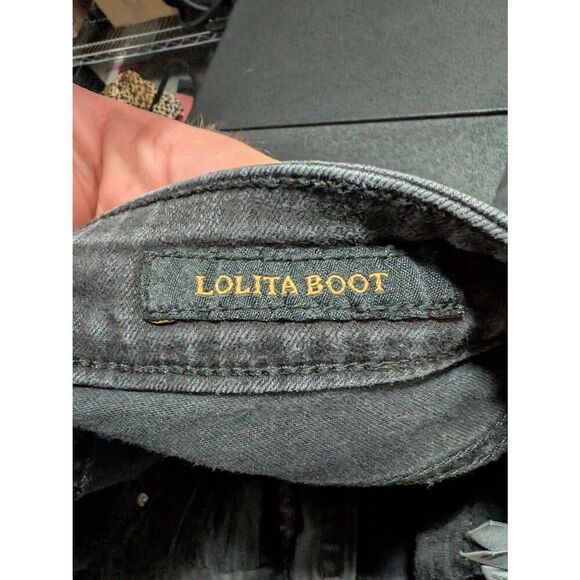 Lucky Brand Lolita Boot Mid Rise Black Wash Jean Women's 10/30 - Picture 3 of 8